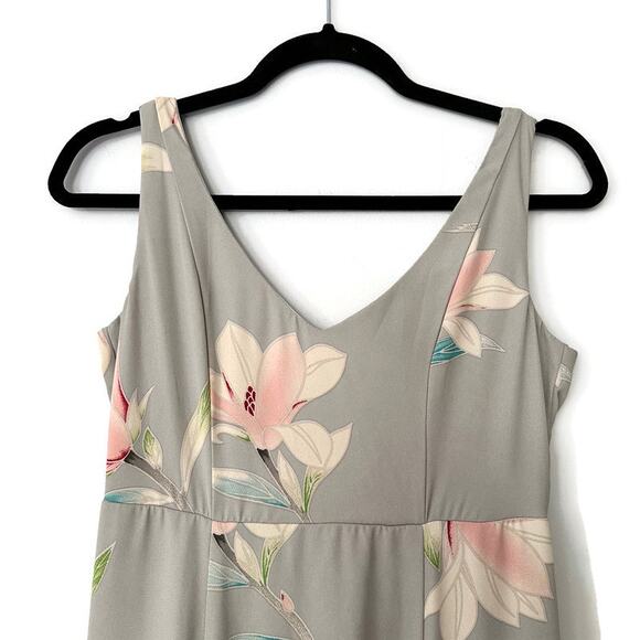 Show Me Your Mumu Jenn Maxi Dress, Grey Pink Floral, Small - Picture 5 of 6